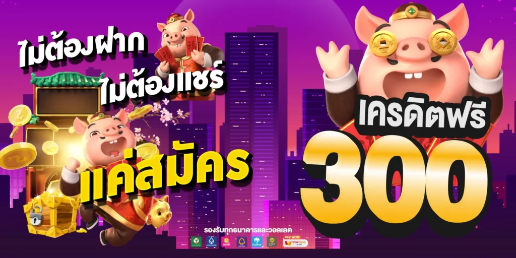 เครดิตฟรี ไม่มี เงื่อนไข300
