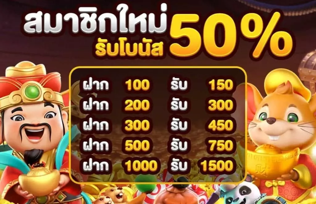 โปรสล็อตไม่ต้องทำเทิร์น50รับ150